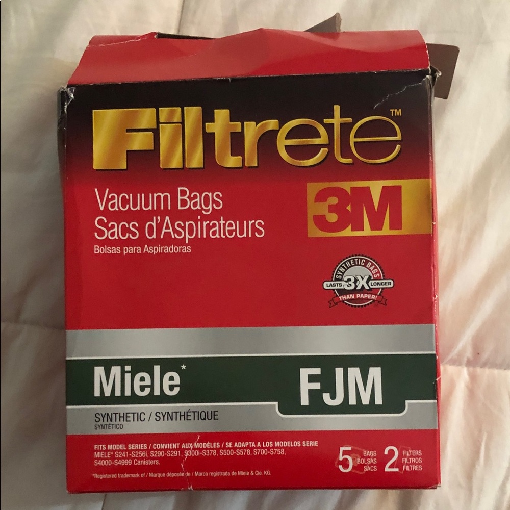 Miele FJM Vacuum Bags by Filtrete